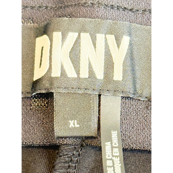 DKNY Black Stretch Pull On Comfort Fit Pants Women's Size XL Casual Everyday - Picture 9 of 10